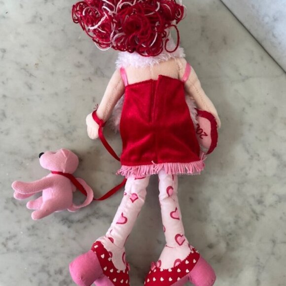 GROOVY GIRLS VIVICA 2006 Be Mine Soft Plush Limited Edition Doll & Poodle Dog - Picture 8 of 14